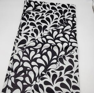 White and black tribal African ankara fabric sold per yard